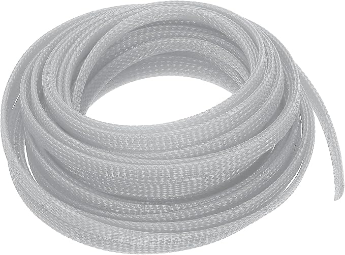 uxcell PET Expandable Sleeving 20ft 1/4" Gray Cable Management Sleeve Cord by uxcell