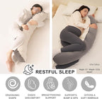 Peallow – Long Round Body Pillow - Image 4