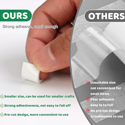 5 Roll Double Sided Foam Tape for Crafts - Image 6