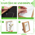 VOKOY 5 Pack 4" x 6" Shadow Box Frame, Small Wood Hollow Picture Frame - Image 6