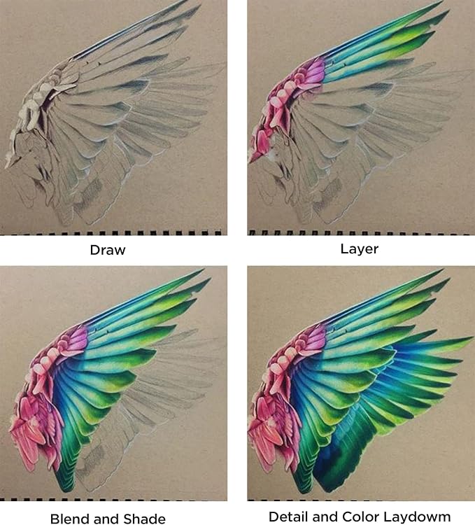 PRINA Art Supplies 120 Colors Colored Pencils Set - Image 6