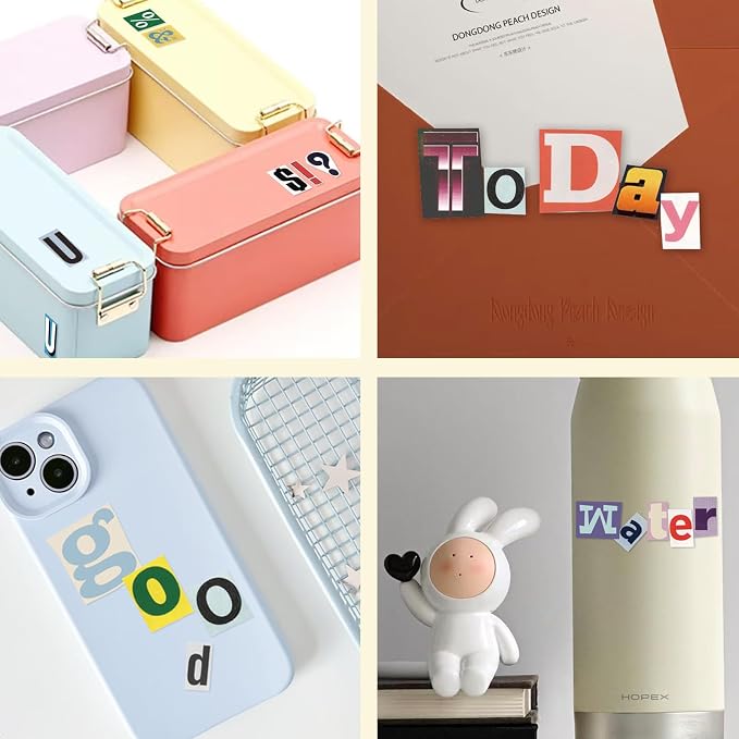 Retro Alphabet Letter Stickers Book - Image 5