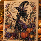 POETRYDRAW Halloween Decor Witch Moon Pearl Art Kit - Image 2