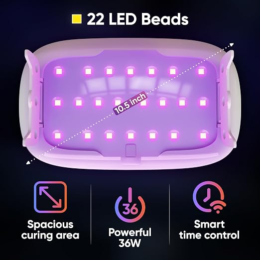 CRAFT RESIN UV Resin Kit with Light - 36W 22 LED Big Lamp and 200g Hard Type - Image 5
