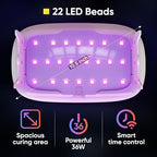 CRAFT RESIN UV Resin Kit with Light - 36W 22 LED Big Lamp and 200g Hard Type - Image 5