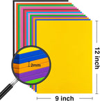 MEARCOOH Foam Sheets Crafts 9x12 in 30Pack 15 Colors 2mm Eva Color Craft Foam - Image 2