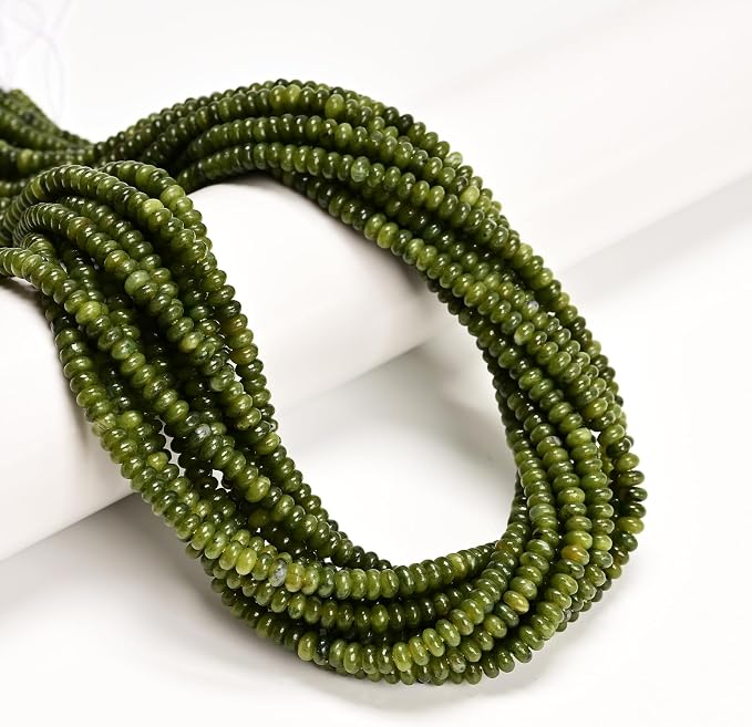 ICAI Beads Natural 2x4mm Rondelle Beads, Abacus Disk Stone Spacer Beads – Loose - Image 3