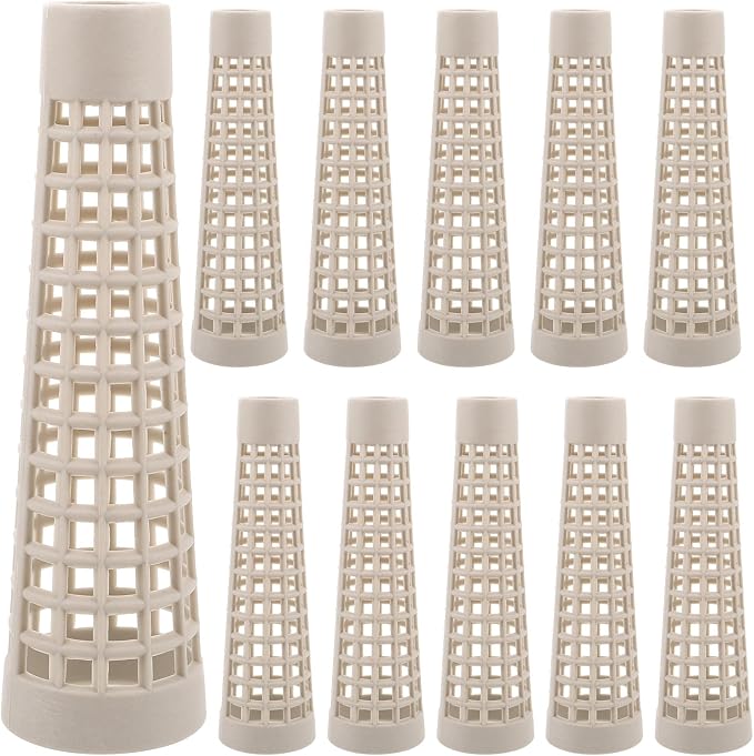 Alipis 20pcs Plastic Yarn Bobbins, Tapered Yarn Cones and Dyeing Spools by Alipis