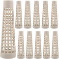Alipis 20pcs Plastic Yarn Bobbins, Tapered Yarn Cones and Dyeing Spools by Alipis