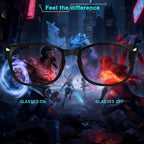 Red Lens Glasses Blue Light Glasses Men Women - Image 7