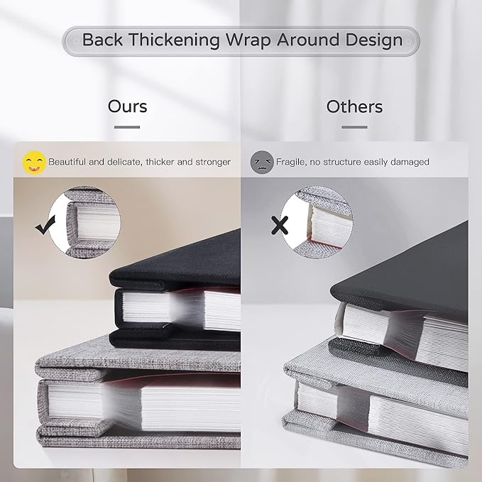 Popotop Large Photo Album Self Adhesive 4x6 5x7 8x10 Scrapbook Album DIY - Image 6