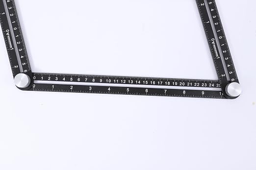 PEC Tools Professional Multi-Angle Measuring Ruler – Heavy Duty Metal Template - Image 5