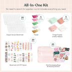 180 Pcs Acrylic Bookmark Blanks- 20 Set Bookmark Making Kit - Image 3