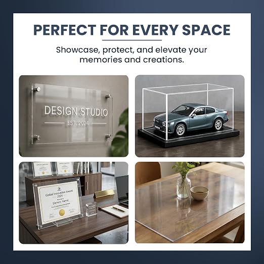 BARNWOODUSA Plexiglass Sheets for Replacement Picture Frame Glass - Image 4