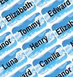 Personalized Name Labels for Kids – 60 Waterproof Peel-and-Stick Labels for by GILBIN