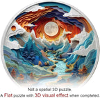 Wooden Puzzles Adults, 3D Vision Puzzle 200 Pieces, Unique Animal Shaped Wood - Image 2