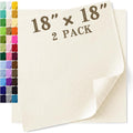 Felt Fabric Sheet 18 x 18 Inch, 1.6mm Thick | Soft and Flexible Nonwoven by MIGLORIA