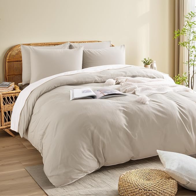NEXHOME PRO Queen Duvet Cover Set – 100% Certified Organic Cotton - Image 4