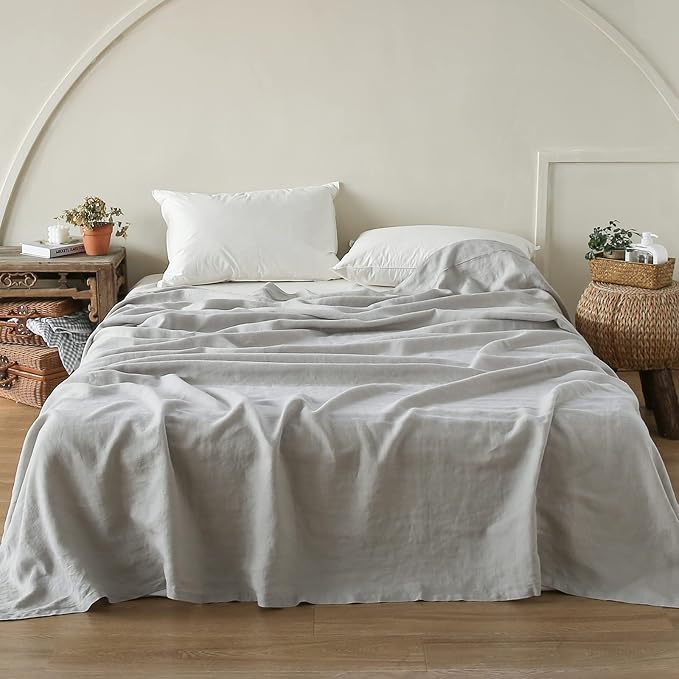 Simple&Opulence French Linen Flat Sheet - Image 7