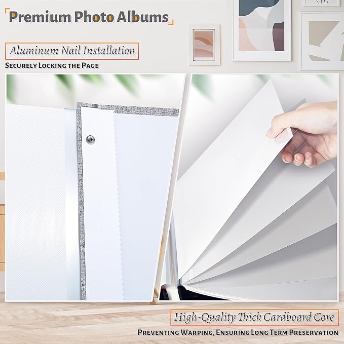 Artfeel Photo Album Self Adhesive Scrapbook, Large Photo Book - Image 4