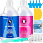 Teexpert Epoxy Resin Crystal Clear: 1 Gallon Epoxy Resin Kit Casting Resin Non by Teexpert