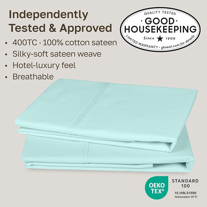 California Design Den Standard Queen Size Pillowcase Set - Image 2