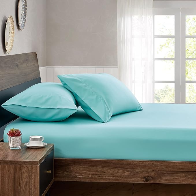 FreshCulture Twin Fitted Sheets, Bulk Pack of 6, Deep Pocket, Soft Microfiber - Image 6