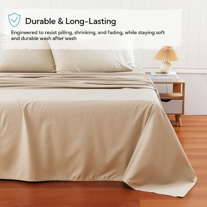Cotton Flat Sheets Only, 600 TC 100% Cotton Flat Sheet Top Sheet Only, Queen - Image 5