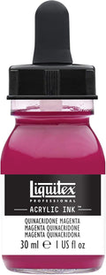 Liquitex Professional Acrylic Ink, 1-oz Jar, Quinacridone Magenta by Liquitex