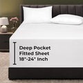Royale Linens Extra Deep Pocket Queen Fitted Sheet Only by ROYALELINENS