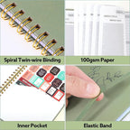 Undated Weekly Planner, A5 Weekly To Do List Notebook - Image 4