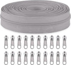 Sawoake #3 Nylon Coil Zippers by The Yard Bulk 10 Yards by Zipper