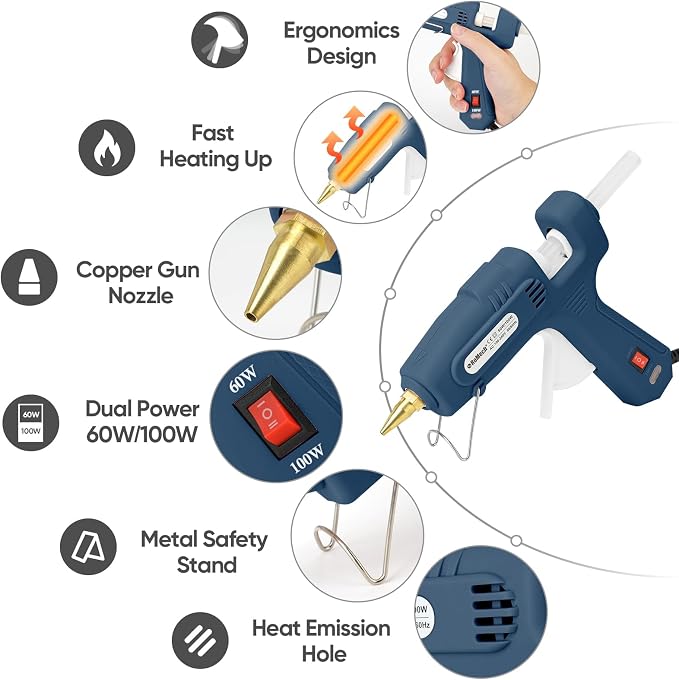 ROMECH Full Size Hot Glue Gun - Image 2