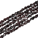 HAAMIIQII Natural Red Garnet Pebble Stone 5-8mm Small Irregular Freeform - Image 2