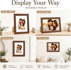 Solid Wood 6x8 Picture Frame Beaded Frame - Image 6