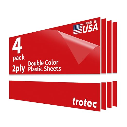 Trotec TroLase | 12"x24"x1/16, Guillotine | Made in USA by TrotecEngravingSupplies