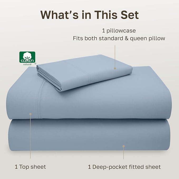 California Design Den Twin XL Sheet Set - Image 4