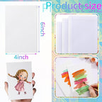 Moinchore 100 Pcs 4 x 6 Inch Mini Painting Canvas Panels Bulk Tiny Art Canvases - Image 2
