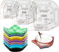 Bowl Cozy Template Cutting Ruler Set, DIY Kitchen Art Craft Acrylic Stencil Cut by OFFTESTY