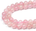 MJDCB 7A Pure Natural Rose Quartz Beads Round Loose Beads by MJDCB
