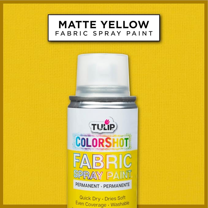 Tulip ColorShot Instant Fabric Spray Paint, Permanent Color Spray-On Fabric - Image 2