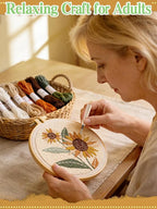 Punch Needle Kit Adults Beginner- Step-by-Step Guide & Video, Including Punch - Image 3