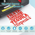 Red Heat Transfer Vinyl 12" x 10ft Red Iron On Vinyl - Image 3
