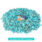 1 Lb Decorative Quartz Pebbles Irregular Shaped Turquoise Stones Small Tumbled - Image 6