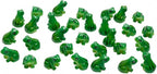 Exasinine 30 Pcs Resin Mini Frogs Green Frog Miniature Figurines Animals Model by Exasinine