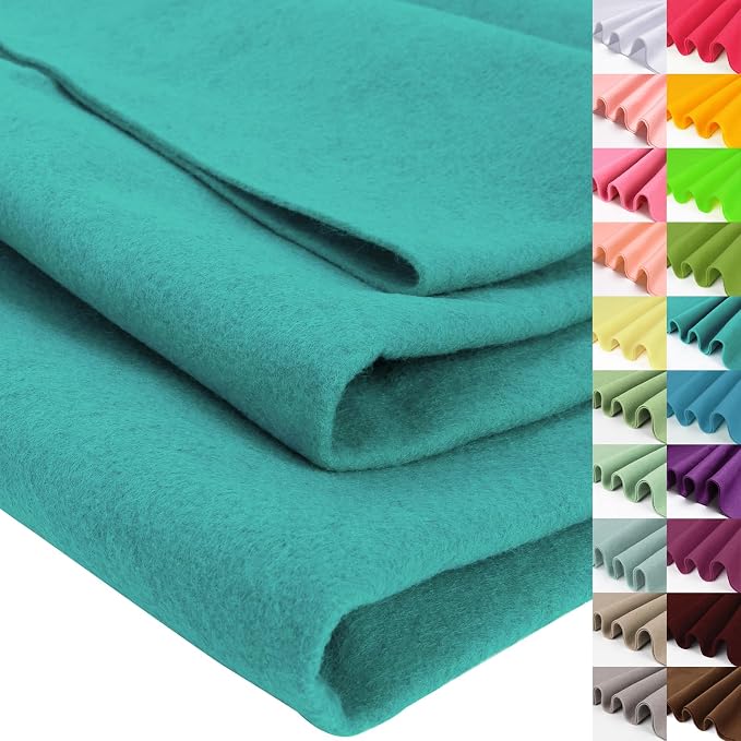 XSEINO Soft Felt Fabric, Large Single Piece, 36x72 Inch, 1.4mm Thick Jade Green by XSEINOiscreating%EF%BC%81