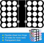 Outus Vinyl Storage Rack Acrylic 15 Holes Vinyl Roll Holder Craft Paper Storage - Image 4