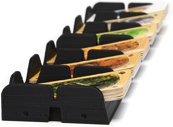 Card Holding Organizer for Catan Game, 6 Stacks of Cards, 3x15 inches, Non-Slip - Image 6