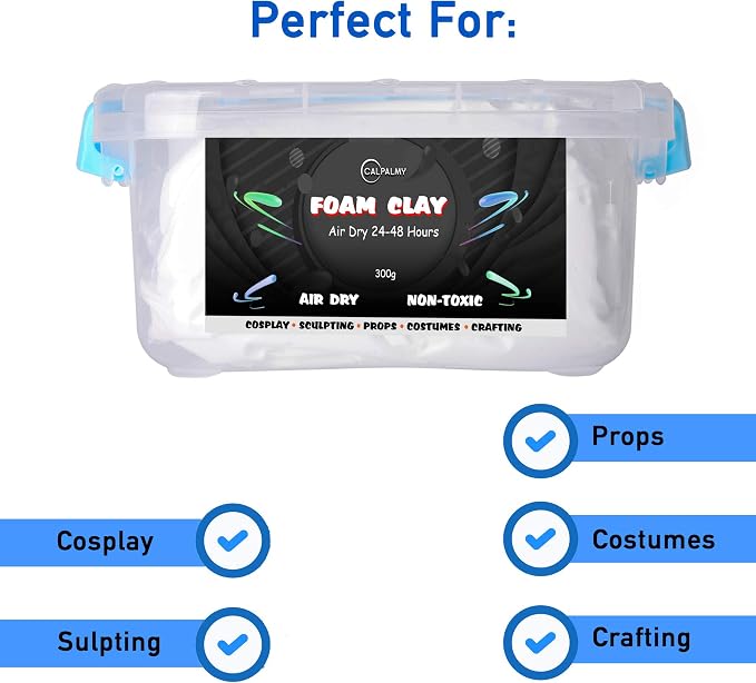 1.1lb Moldable Cosplay Foam Clay – High Density and Hiqh Quality - Image 2