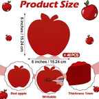 Ireer 48 Pcs Foam Apple Cut Outs Red Apples Shapes Cutouts Bulletin Board - Image 2